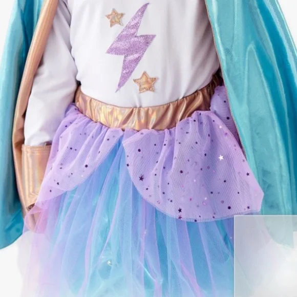 Superhero Light-up Girl Costume PBK/NWT - Picture 5 of 12